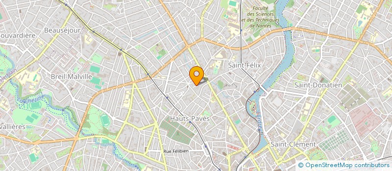 localisation de l'entreprise ETUDES DECHETS ENERGIES à NANTES