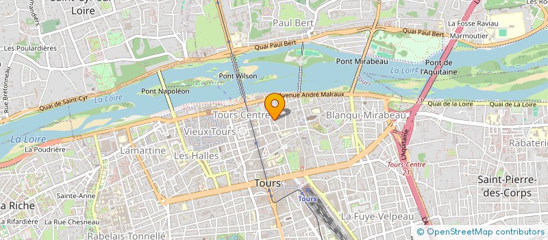 localisation de l'entreprise ETUDES DEVELOPPEMENT AMENAGEMENT à TOURS