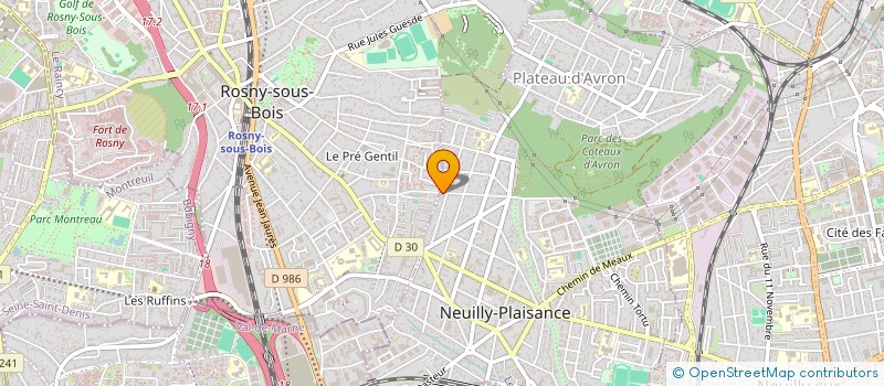 localisation de l'entreprise ETUDES.DEVIS.METRES à NEUILLY-PLAISANCE