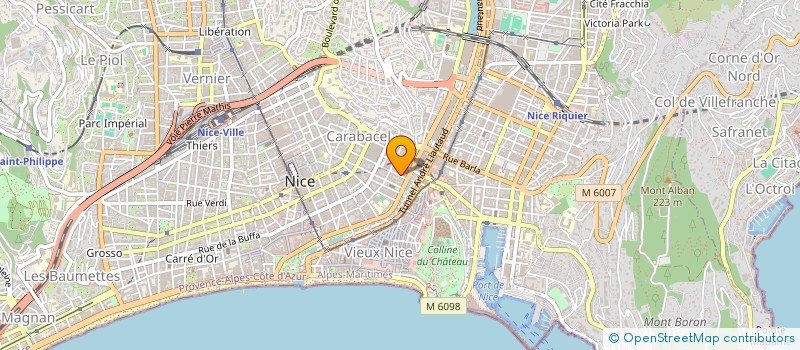 localisation de l'entreprise ETUDES DIAGNOSTICS EXPERTISES à NICE