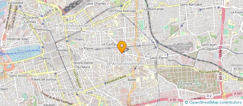 localisation de l'entreprise ETUDES ECLAIRAGE EQUIPEMENTS RESEAUX PROVENCE à MARSEILLE
