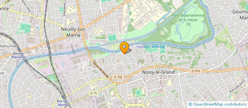 localisation de l'entreprise ETUDES ELECTRIQUES à NOISY-LE-GRAND