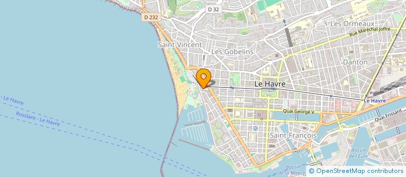 localisation de l'entreprise ETUDES ET APPLICATIONS INFORMATIQUES  LE HAVRE