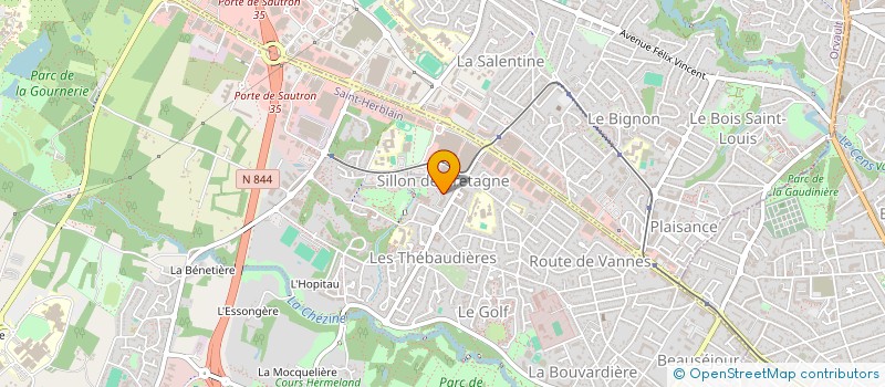 localisation de l'entreprise ETUDES ET APPLICATIONS LOGICIELLES à SAINT-HERBLAIN