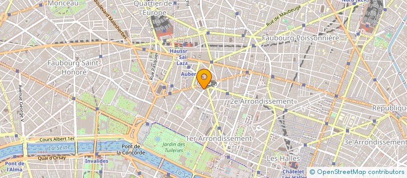 localisation de l'entreprise ETUDES ET CONCEPT LOGICIELS à PARIS