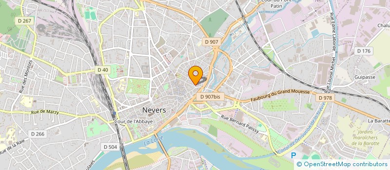 localisation de l'entreprise ETUDES ET CONCEPTION D'ENSEMBLES TECHNIQUES à NEVERS