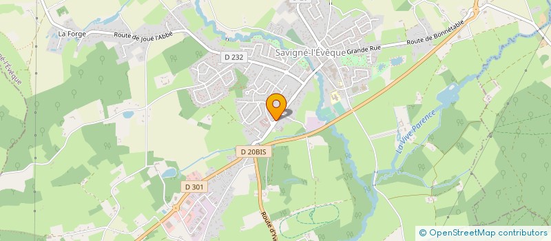 localisation de l'entreprise ETUDES ET CONCEPTION DU BATIMENT à SILLE-LE-PHILIPPE