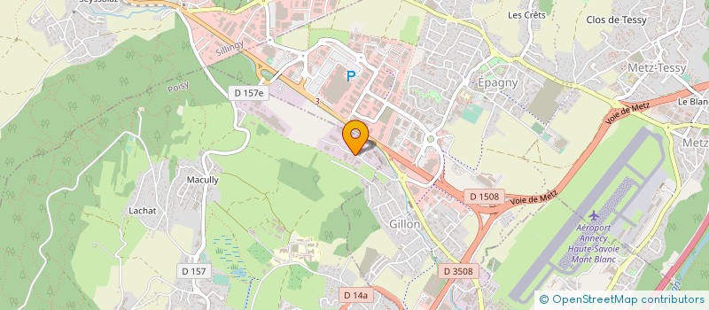 localisation de l'entreprise ETUDES ET CONCEPTIONS D'INTERIEURS-ECI à POISY