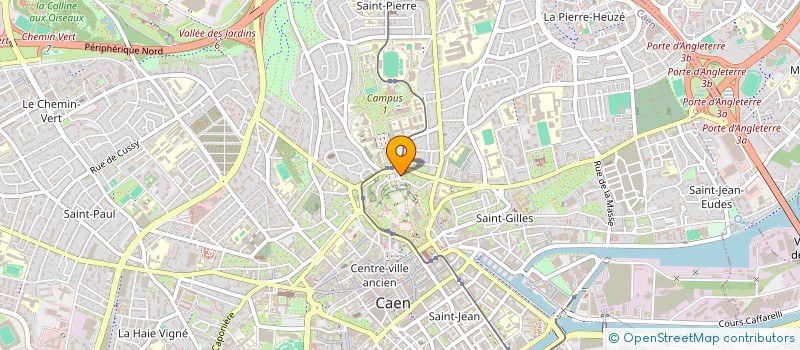 localisation de l'entreprise ETUDES ET CONSEIL EDUCATION ET FORMATION à CAEN