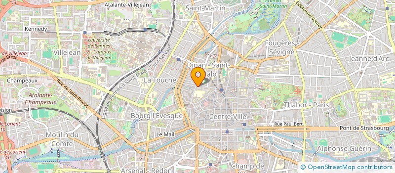 localisation de l'entreprise ETUDES ET CONSEILS à RENNES