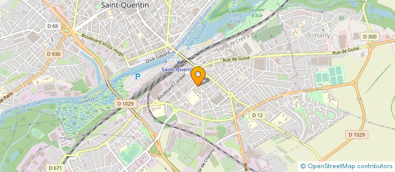 localisation de l'entreprise ETUDES ET CONSEILS EN AUTOMATISME à SAINT-QUENTIN