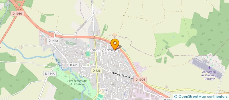 localisation de l'entreprise ETUDES ET CONSTRUCTION DES OUVRAGES  FONTENAY-TRESIGNY