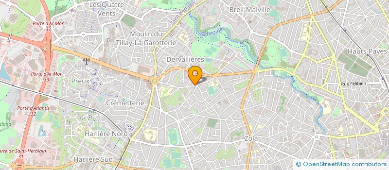 localisation de l'entreprise ETUDES ET CONSTRUCTIONS à NANTES