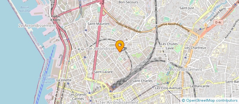 localisation de l'entreprise ETUDES ET DIRECTION REALISATION AMENAG à MARSEILLE