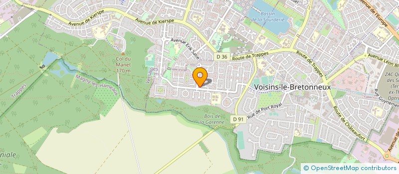 localisation de l'entreprise ETUDES ET ENJEUX DU CHRISTIANISME DES ORIGINES à VOISINS-LE-BRETONNEUX