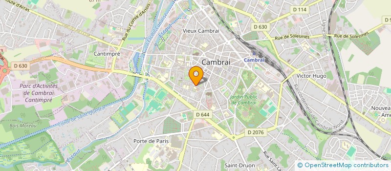 localisation de l'entreprise ETUDES ET ENSEIGNEMENT POPULAI  CAMBRAI