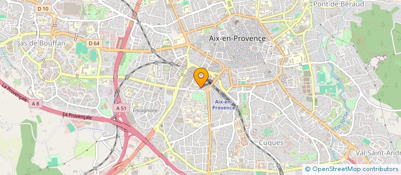 localisation de l'entreprise ETUDES ET GESTIONS IMMOBILIERES à AIX-EN-PROVENCE