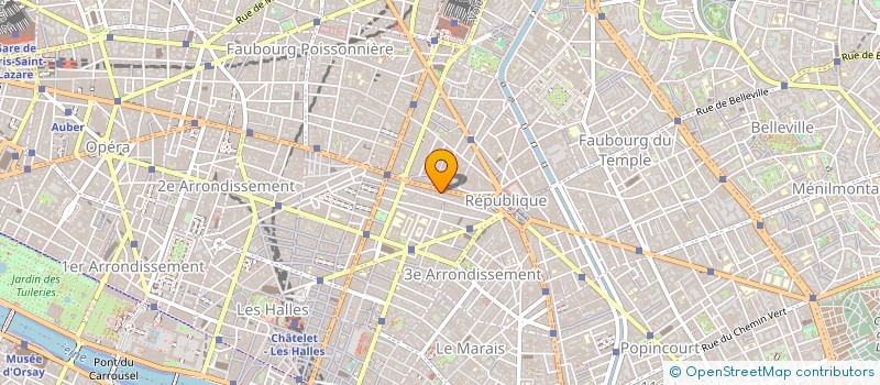 localisation de l'entreprise ETUDES ET LOCATIONS FRANCAISES D'INTERIM à PARIS