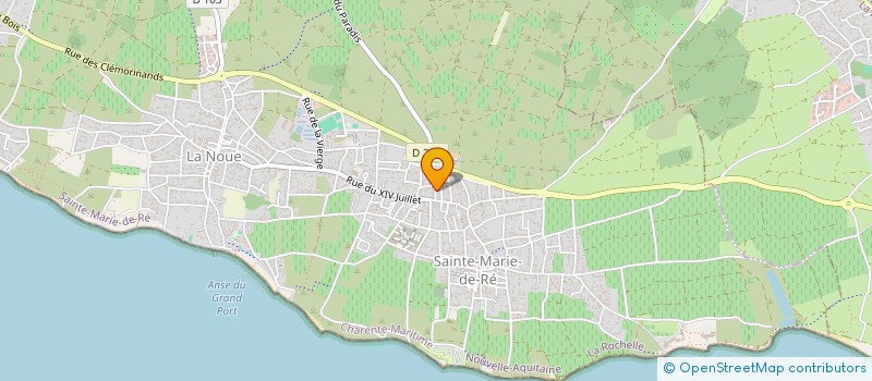 localisation de l'entreprise ETUDES ET PATRIMOINE à SAINTE-MARIE-DE-RE