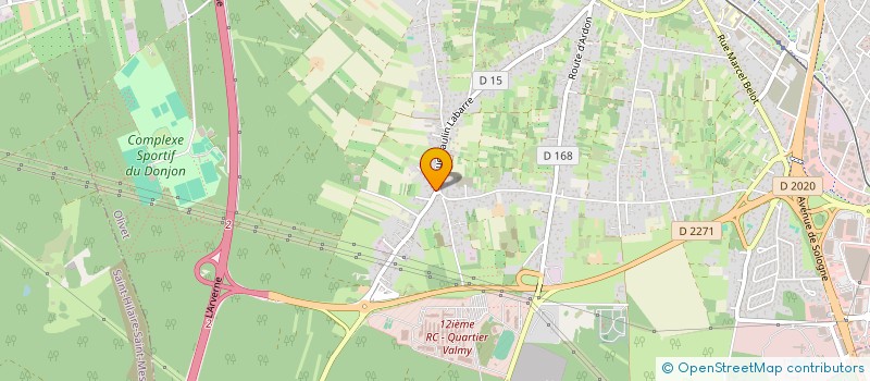 localisation de l'entreprise ETUDES ET REALISATIONS à OLIVET