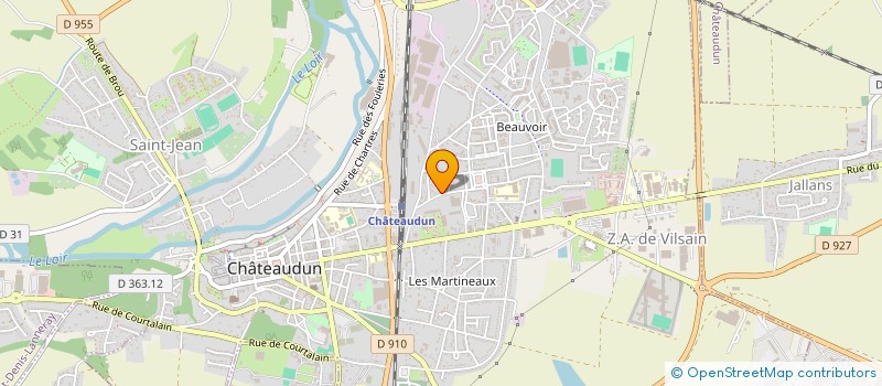 localisation de l'entreprise ETUDES ET REALISATIONS à CHATEAUDUN