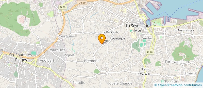 localisation de l'entreprise ETUDES ET REALISATIONS à LA SEYNE-SUR-MER