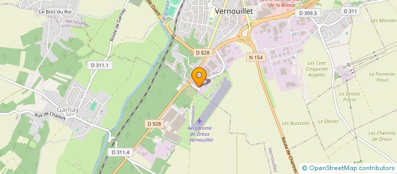 localisation de l'entreprise ETUDES ET REALISATIONS A D V à VERNOUILLET