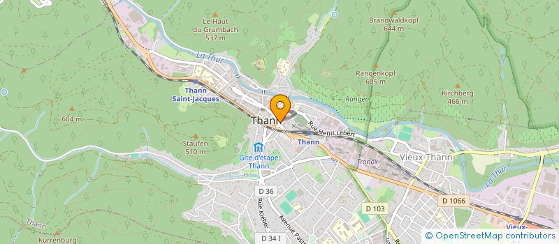 localisation de l'entreprise ETUDES ET REALISATIONS DE BATIMENTS à VIEUX-THANN