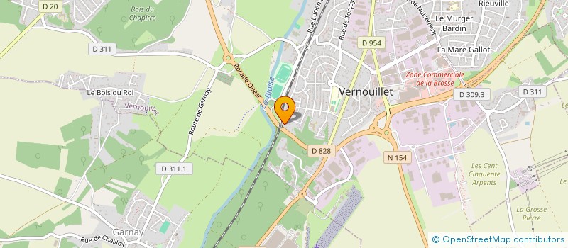 localisation de l'entreprise ETUDES ET REALISATIONS DE PROJETS INFORMATIQUE à VERNOUILLET