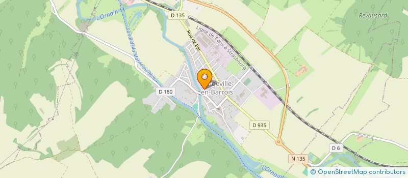 localisation de l'entreprise ETUDES ET REALISATIONS DE TRAVAUX ELECTRIQUES ET DE CLIMATISATION à LONGEVILLE-EN-BARROIS