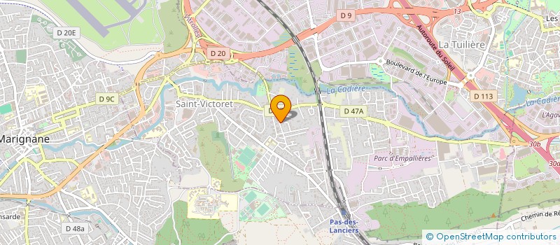 localisation de l'entreprise ETUDES ET REALISATIONS ELECTRIQUES  FOS-SUR-MER