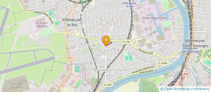 localisation de l'entreprise ETUDES ET REALISATIONS EN ISOLATION  VILLENEUVE-LE-ROI