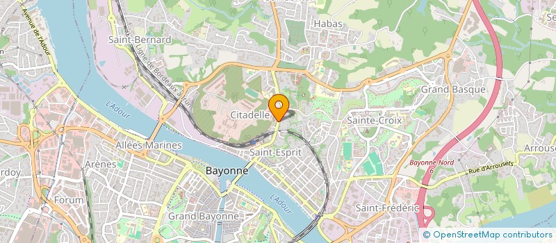 localisation de l'entreprise ETUDES ET REALISATIONS EN MENUISERIES à BAYONNE