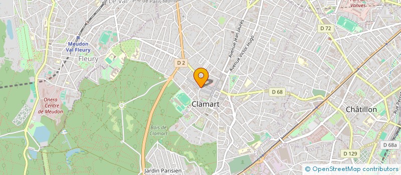 localisation de l'entreprise ETUDES ET REALISATIONS INDUSTRIELLES à CLAMART