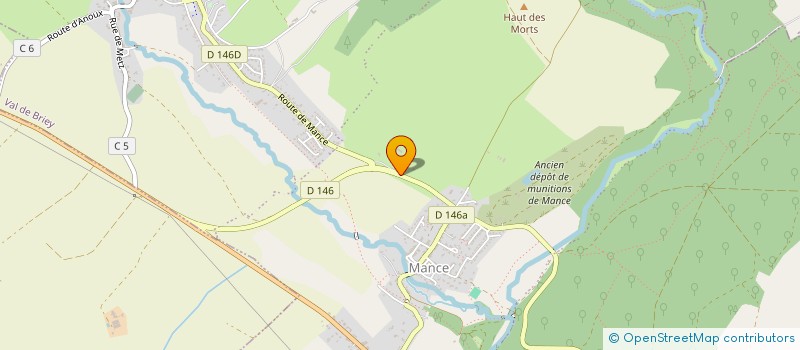 localisation de l'entreprise ETUDES ET REALISATIONS LORRAINES à VAL DE BRIEY