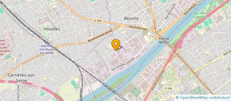 localisation de l'entreprise ETUDES ET REALISATIONS MECANIQUES à BEZONS