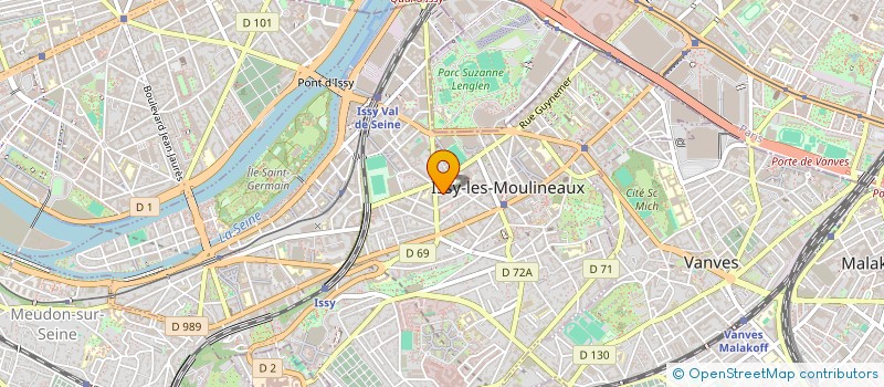 localisation de l'entreprise ETUDES ET REALISATIONS TECHNIQUES à ISSY-LES-MOULINEAUX