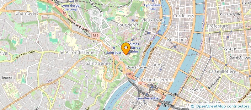 localisation de l'entreprise ETUDES ET RECHERCHES  LYON