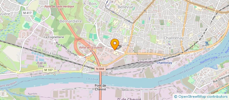 localisation de l'entreprise ETUDES ET RECHERCHES EN SCIENCES HUMAINES (E.R.S.H) à NANTES
