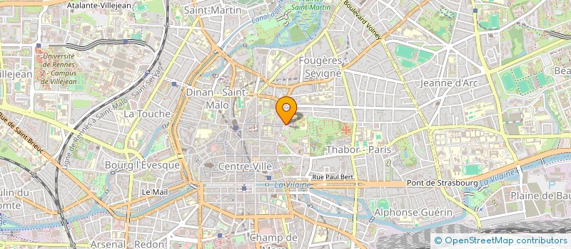 localisation de l'entreprise ETUDES ET RECHERCHES GALLESES à RENNES