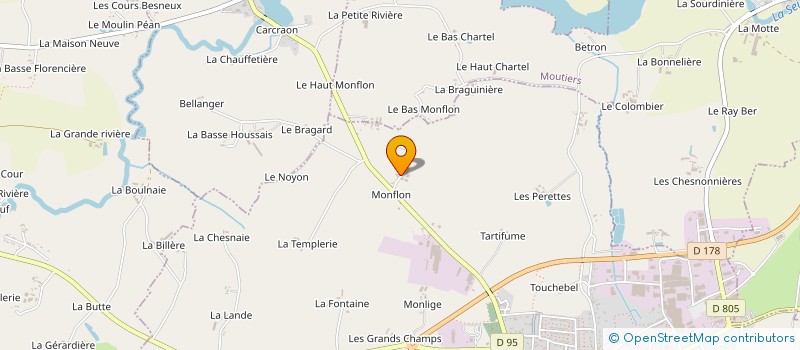 localisation de l'entreprise ETUDES ET SYNTHESE  VISSEICHE