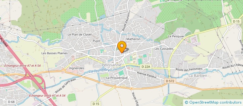 localisation de l'entreprise ETUDES ET TECHNIQUES DE SIGNALISATION à PELISSANNE