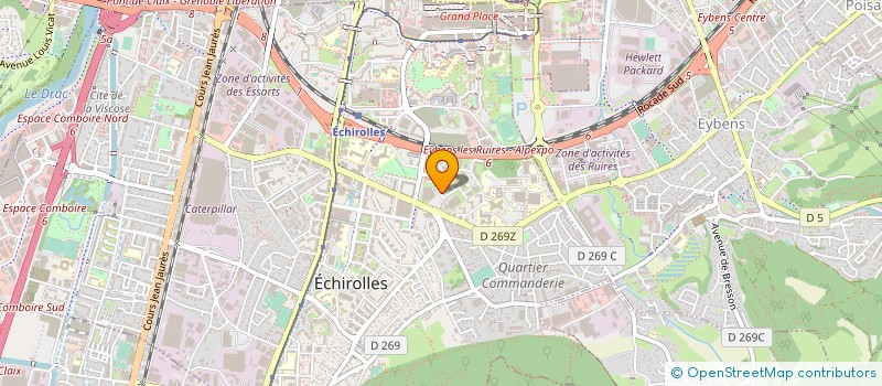 localisation de l'entreprise ETUDES ET TECHNIQUES INTERNATIONALES à ECHIROLLES