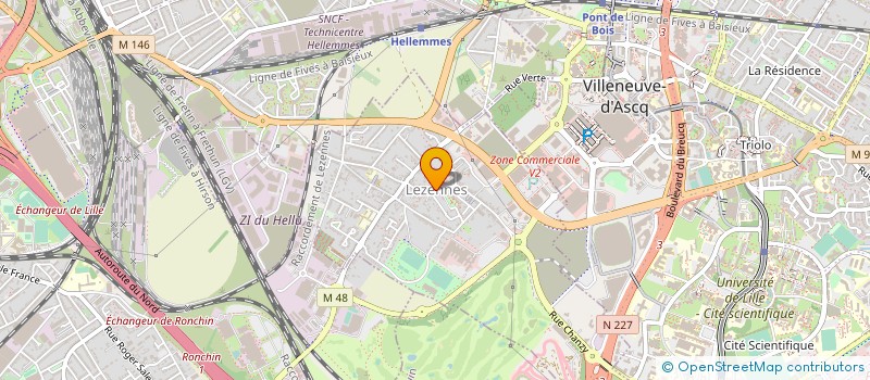 localisation de l'entreprise ETUDES ET TRAVAUX EN ELECTRICITE à LILLE