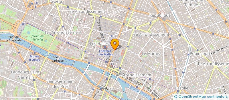 localisation de l'entreprise ETUDES ET TRAVAUX SPECIAUX - GEOTECHNIQUES ET STRUCTURES à PARIS