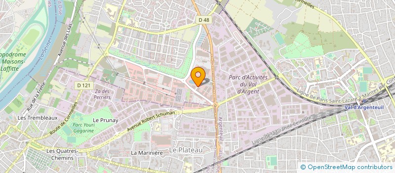 localisation de l'entreprise ETUDES FABRICATIONS MATERIELS TECHNIQUES à CORMEILLES-EN-PARISIS