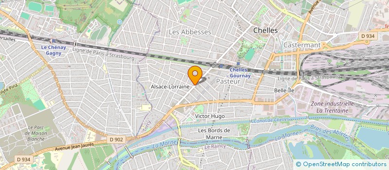 localisation de l'entreprise ETUDES FINANCE DEVELOP IMMOBILIER à CHELLES