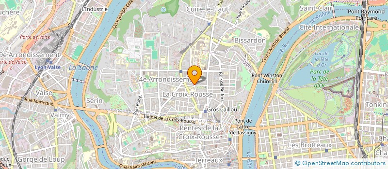 localisation de l'entreprise ETUDES FONCIERES à LYON