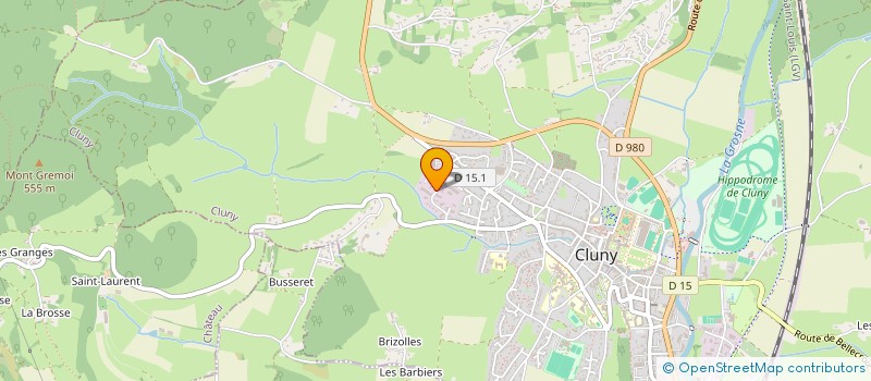 localisation de l'entreprise ETUDES FRANCE ENERGIE à CLUNY