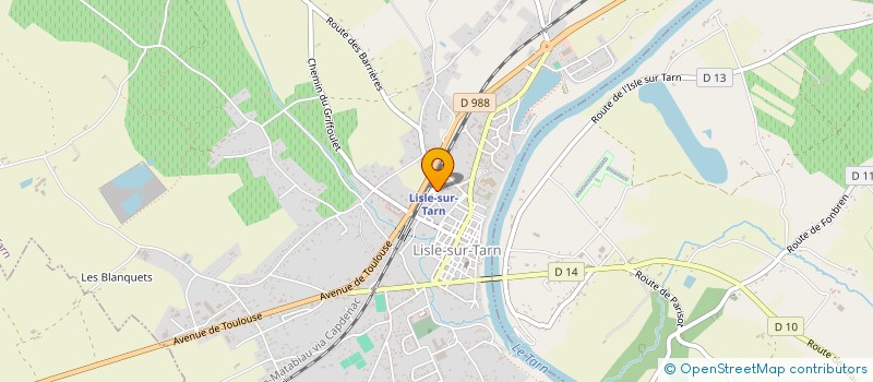 localisation de l'entreprise ETUDES FREUDIENNES à LISLE-SUR-TARN